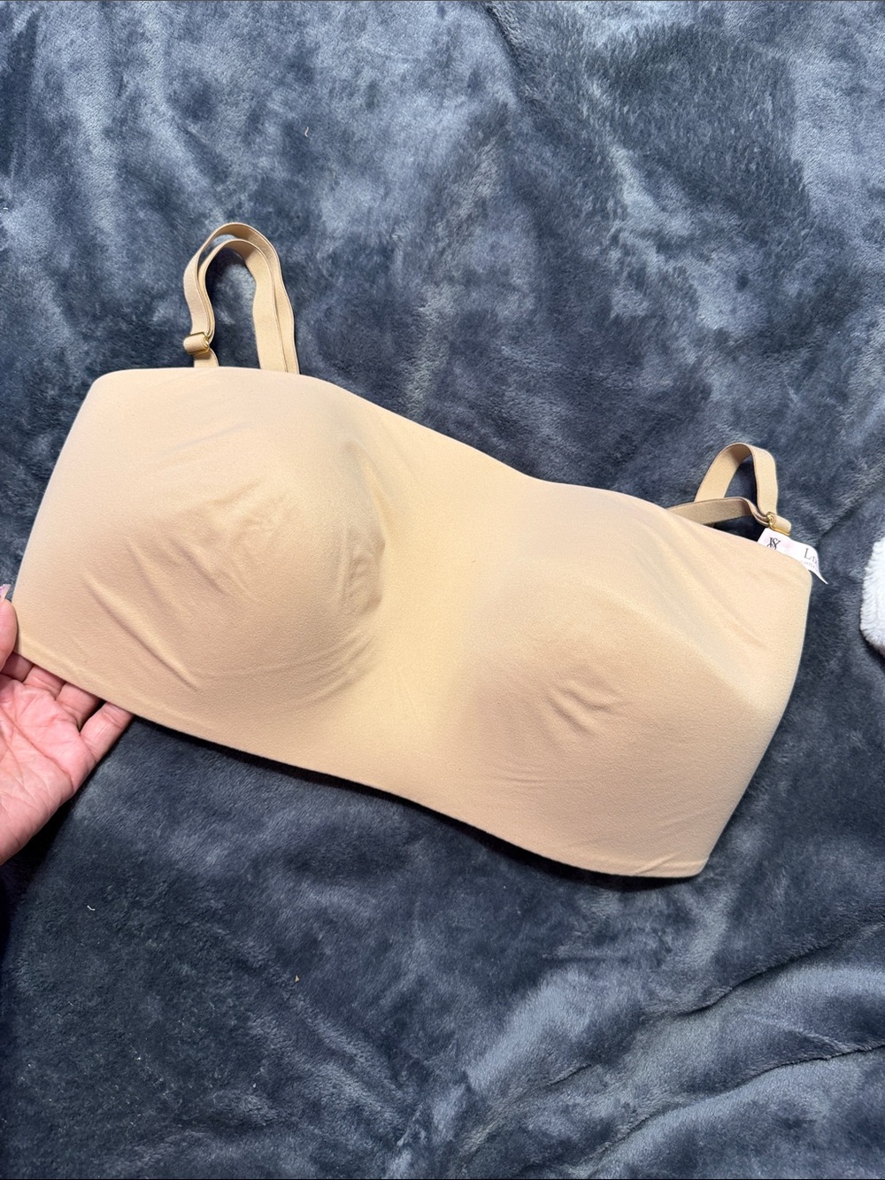 Victoria's Secret Nude Beige Strapless Bandeau with Removable Straps